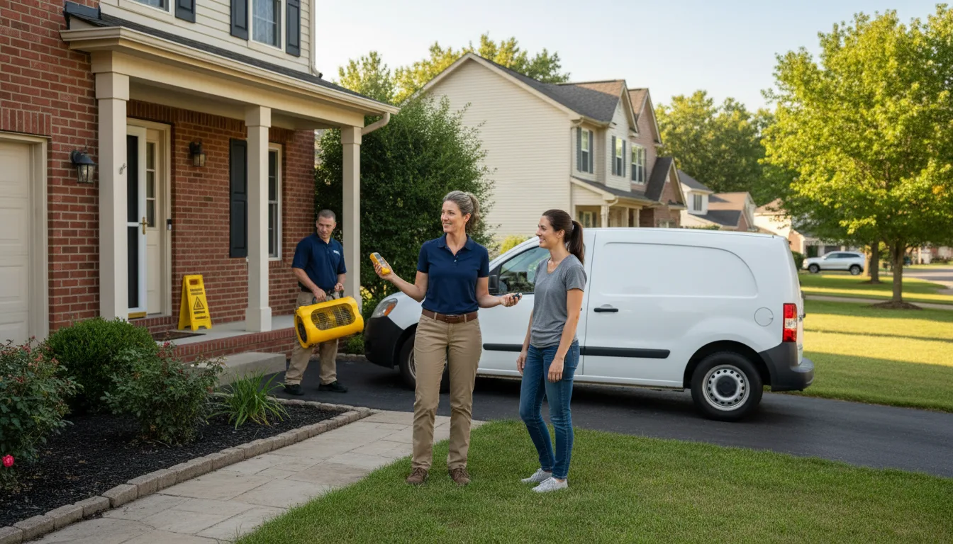 Water restoration image for Dehumidification And Cleanup Services in Greenlawn, NY